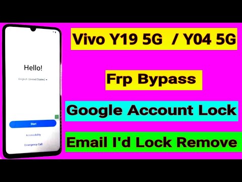 Vivo Y19 5G/Y04 5G Frp Bypass || Google Account Bypass Vivo Y19 5G/Y04 5G Frp Bypass || Google Account Bypass