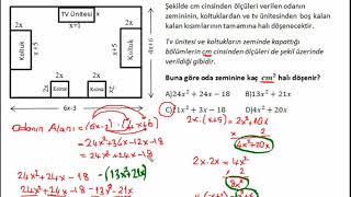 8. sınıf lgs EVDE MATEMATİK VAR deneme sınavı 3 çözümleri 2.bölüm