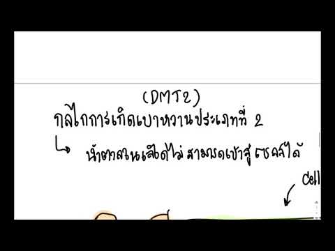 กลไกการเกิดโรคเบาหวาน