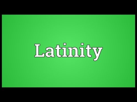 Header of Latinity