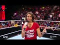 RAW 18/8/14 Stephanie McMahon, Nikki Bella & Brie Bella Segment