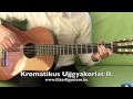 Kromatikus Ujjgyakorlat 2 - www.GitarEgyetem.hu