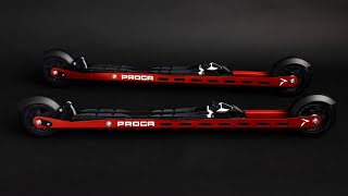 First Rollerskis With Integrated Brakes - Proga Rollerski