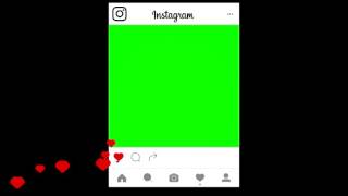 Instagram Photo Frame - Green Screen HD