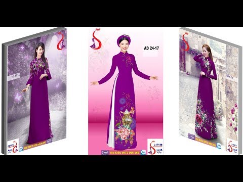 ÁO DÀI TÍM ÁO DÀI TÍM HUẾ ĐẸP SANG TRỌNG l Vải Áo Dài S