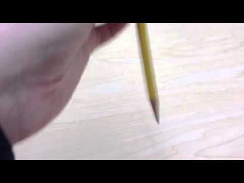 How to pick up a pencil