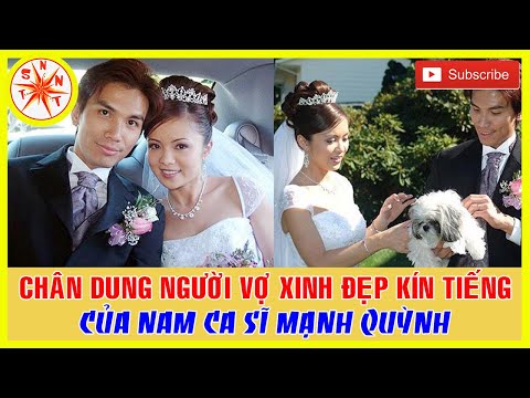 Chân Dung Cẩm Diệu Người Vợ Xinh Đẹp Kín Tiếng Ca Sĩ Mạnh Quỳnh