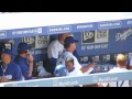 Mattingly Tells Ryu He's Coming Out of Game 7- 13-14, Ryu Doesn't look Happy