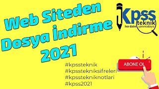 Kpss Teknik Dosya İndirme 2021 Kpss Teknik Kpss 2021 Link Arşivi İndir