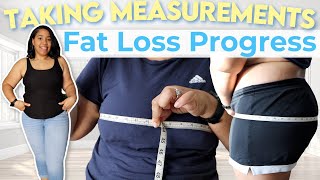 Measurements Check In Tracking Weight Loss Progress - Plus Size Fitness Journey