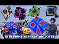 Kite Fight with Pakstani kites😱 *Bomb Design* | 3 tawa kites , Patang