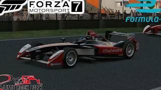 forza motorsport 7 lime rock formula e on the simrig