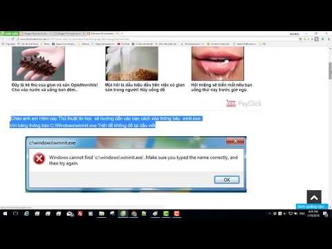 Hướng dẫn khắc phục lỗi wininit exe hiện thông báo khi khởi động windows