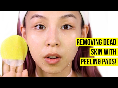 Removing Dead Skin With Peeling Pads!  |  Tina Tries It - YouTube