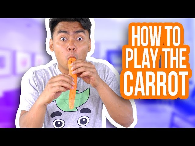 How To Use A Carrot As A Musical Instrument - Video