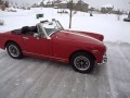 MG Midget on a cold morning
