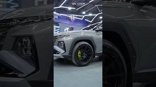 Turning Heads With Acid Green Calipers On Hyundai Tucson Reflection