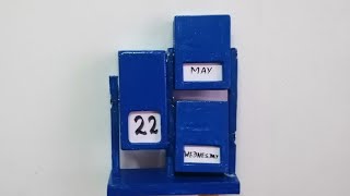 Endless Calendar Desktop Calendar Diy