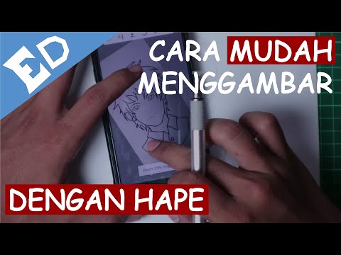 CARA MUDAH MENGGAMBAR MENGGUNAKAN HP