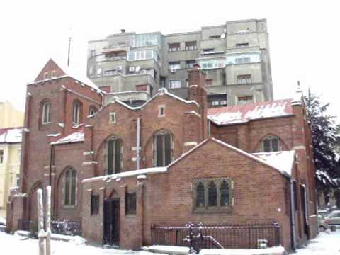 The Bucharest Anglican church with its standard issue late Victorian Gothic