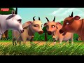 The Tiger and the Cows | Hindi Stories for Kids | Infobells