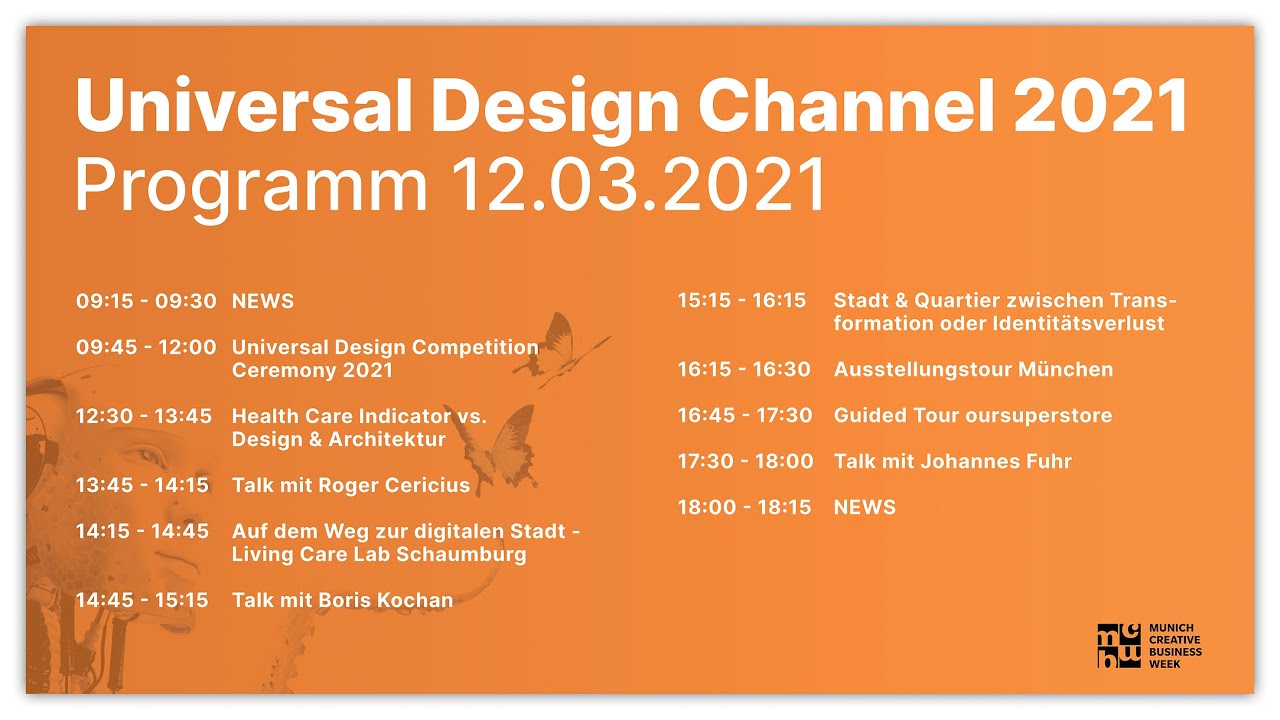 AWARD CEREMONY 2021 - MCBW Universal Design Channel 2021 - 12.03.2021
