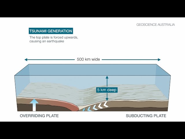 Watch Tsunami caused by earthquakes on YouTube.