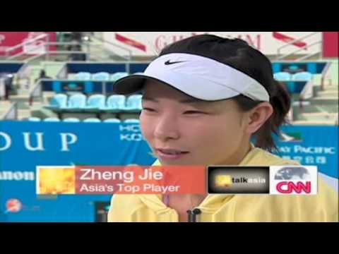 Zheng Jie on CNN TalkAsia - Pt．1 Beating The Best