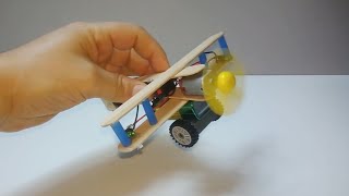 Dc Motor Ile Evde Basit Uçak Nasıl Yapılır
