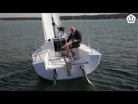 Elan 210 sailboat tested in the Stockholm Archipelago