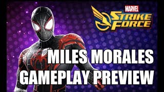 Miles Morales Gameplay Preview - Marvel Strike Force