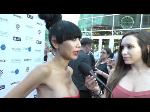 Bai Ling and David Arquette at the Hollywood Film Festival Opening Night at ArcLight Theatre in Holl