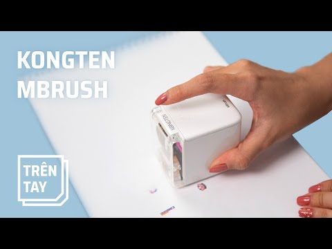 Trên tay máy in cầm tay đa năng MBrush