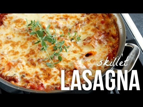 VIDEO : skillet lasagna!! easy 30 minute stove top lasagne recipe - learn how to make a super simple, deliciouslearn how to make a super simple, deliciouslasagnain a skillet! everything you love aboutlearn how to make a super simple, deli ...