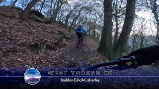 MTB WEST YORKSHIRE: Baildon Moor-Esholt-Calverley woods