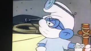Smurfs jokey’s funny bone