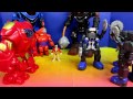 Imaginext Robot Wars with Iron Man Superman Big hero 6 Baymax Nightwing Star Wars Darth Vader