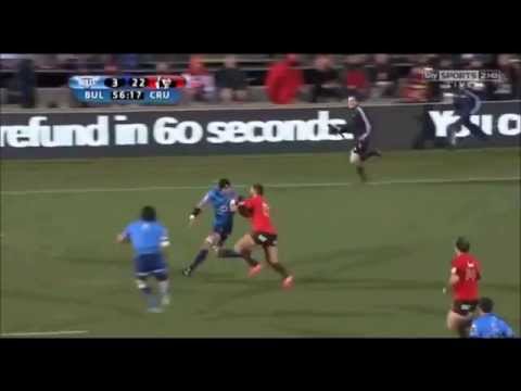Robbie Fruean's Handoff on Pierre Spies | Super Rugby Video Highlights 2012 - Robbie Fruean's Handof