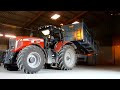 Moisson 2009 avec des Massey Ferguson -  Harvest 09 with Massey Ferguson