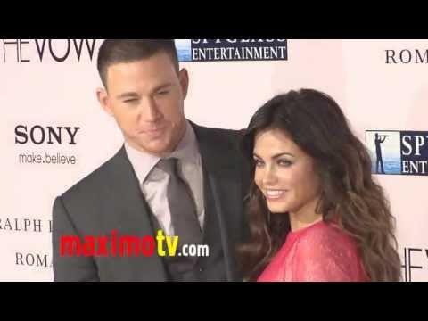Channing Tatum and Jenna Dewan at The Vow Premiere Arrivals