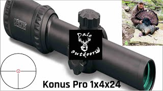 Konuspro M-30 1-4X24 A Great Scope For All Your Shotgun Or Midrange Rifles