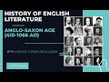 Anglo Saxon Period | History of English Literature | In Hindi