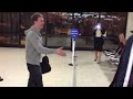 Darren Mackie Arrives In Phoenix (2/6/2013)