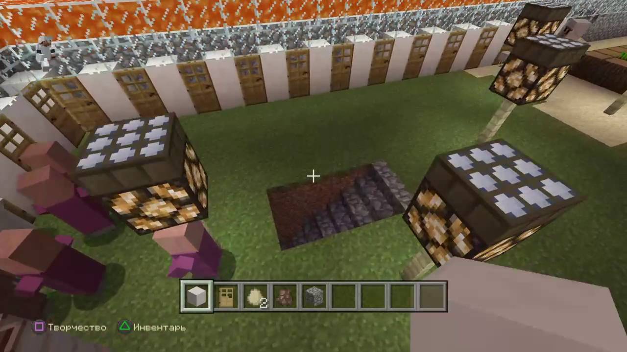 Как сделать ферму жителей в minecraft 1.7.10 Как сделать ферму жителей в minecraft 1.7.10