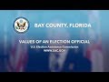 Values of an Election Official