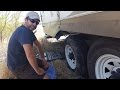 RV Breakdown! Dealing with a flat tire on the road