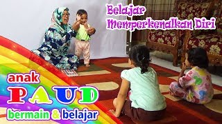 What If Ibu Jadi Guru Paud- Belajar Memperkenalkan Diri & Bernyanyi Anak Balita - Introduce Yourself