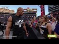 The Rock & Ronda Rousey Destroy Triple H & Stephanie McMahon