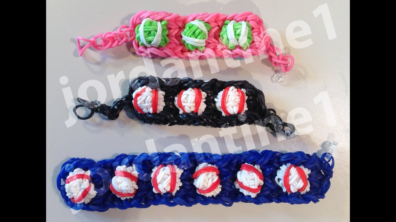 new baseball or tennis ball bracelet advanced rainbow birthday sign