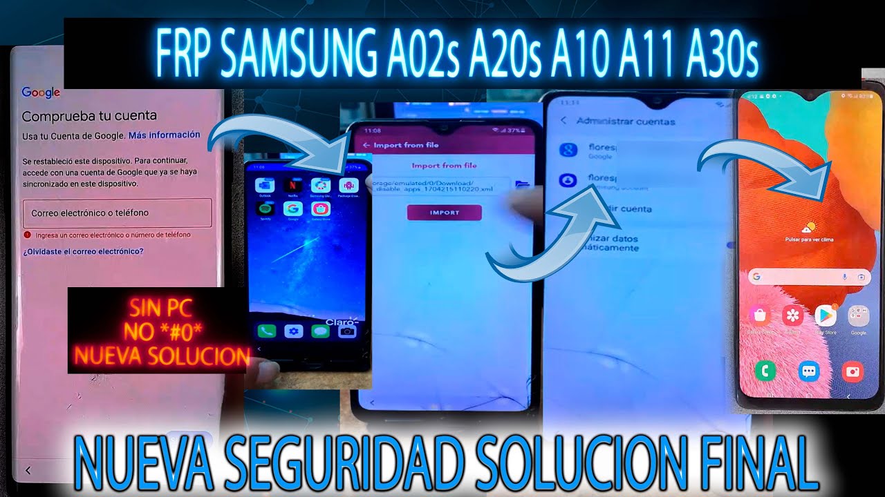 FRP SAMSUNG NEW SOLUTION A11 A02s A20s A30s REMOVE FRP SAMSUNG NEW SOLUTION A11 A02s A20s A30s REMOVE